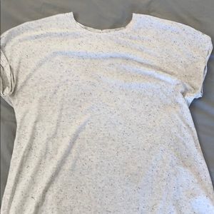 LED white tee maternity
